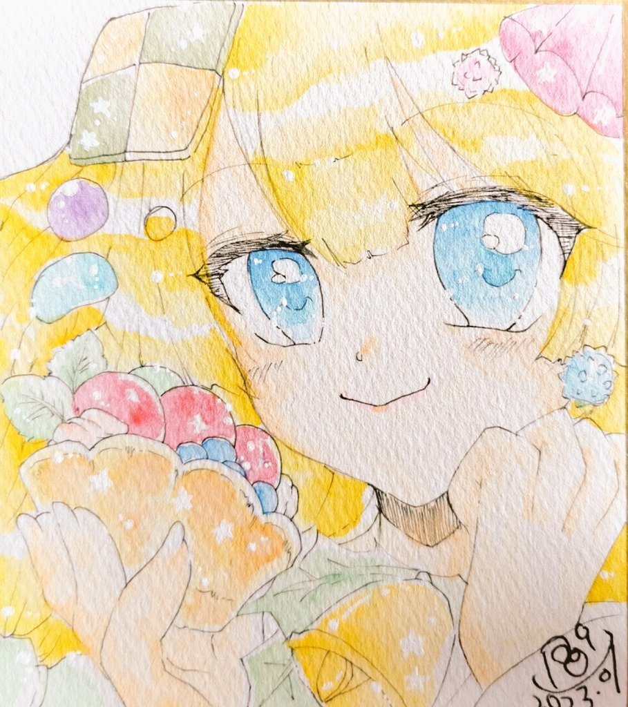 花騎士色紙【サンダーソニア】ハロウィン