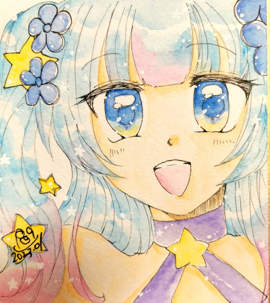 花騎士色紙【ブルースター】