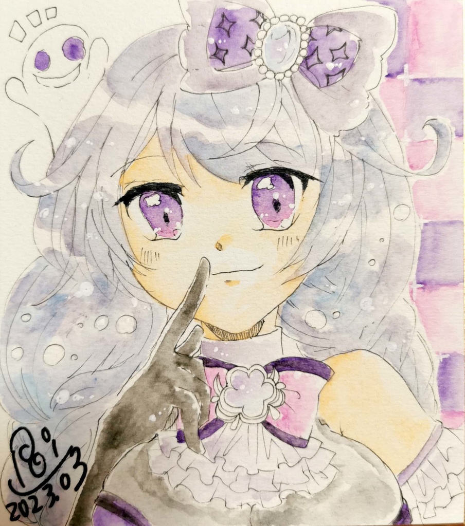 花騎士色紙【ストレプトカーパス】ハロウィン
