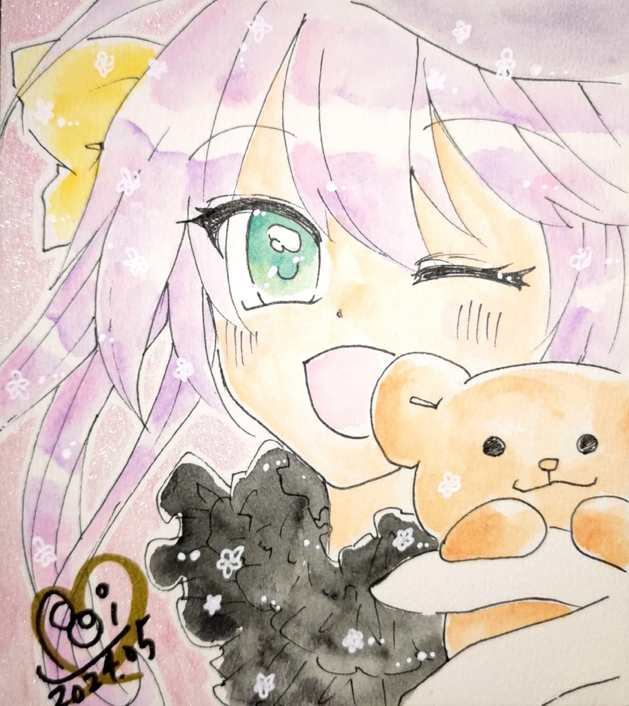 花騎士色紙【サフラン】