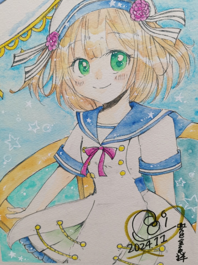 花騎士イラスト【スノードロップ】マリンセーラー