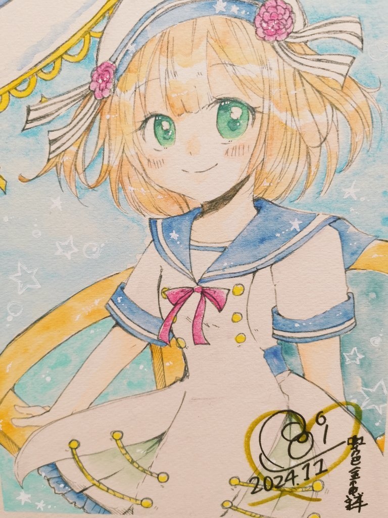 花騎士イラスト【スノードロップ】マリンセーラー