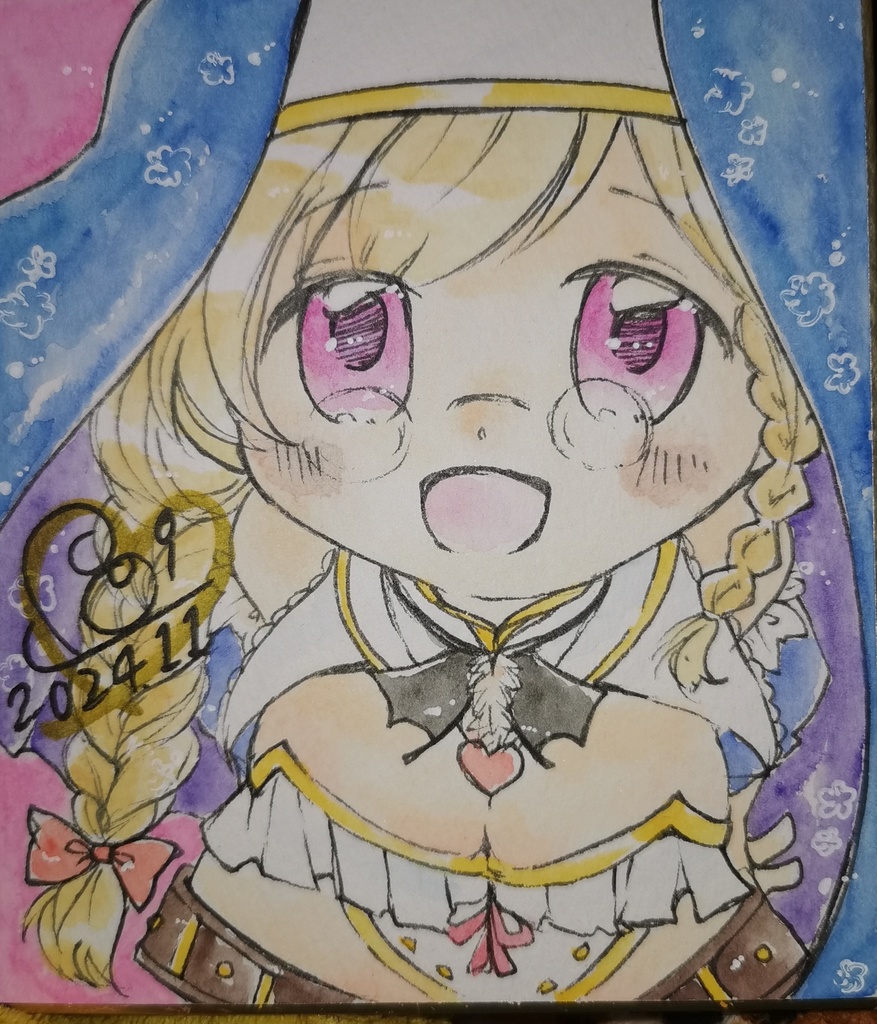 花騎士色紙【ムギ】ハロウィン