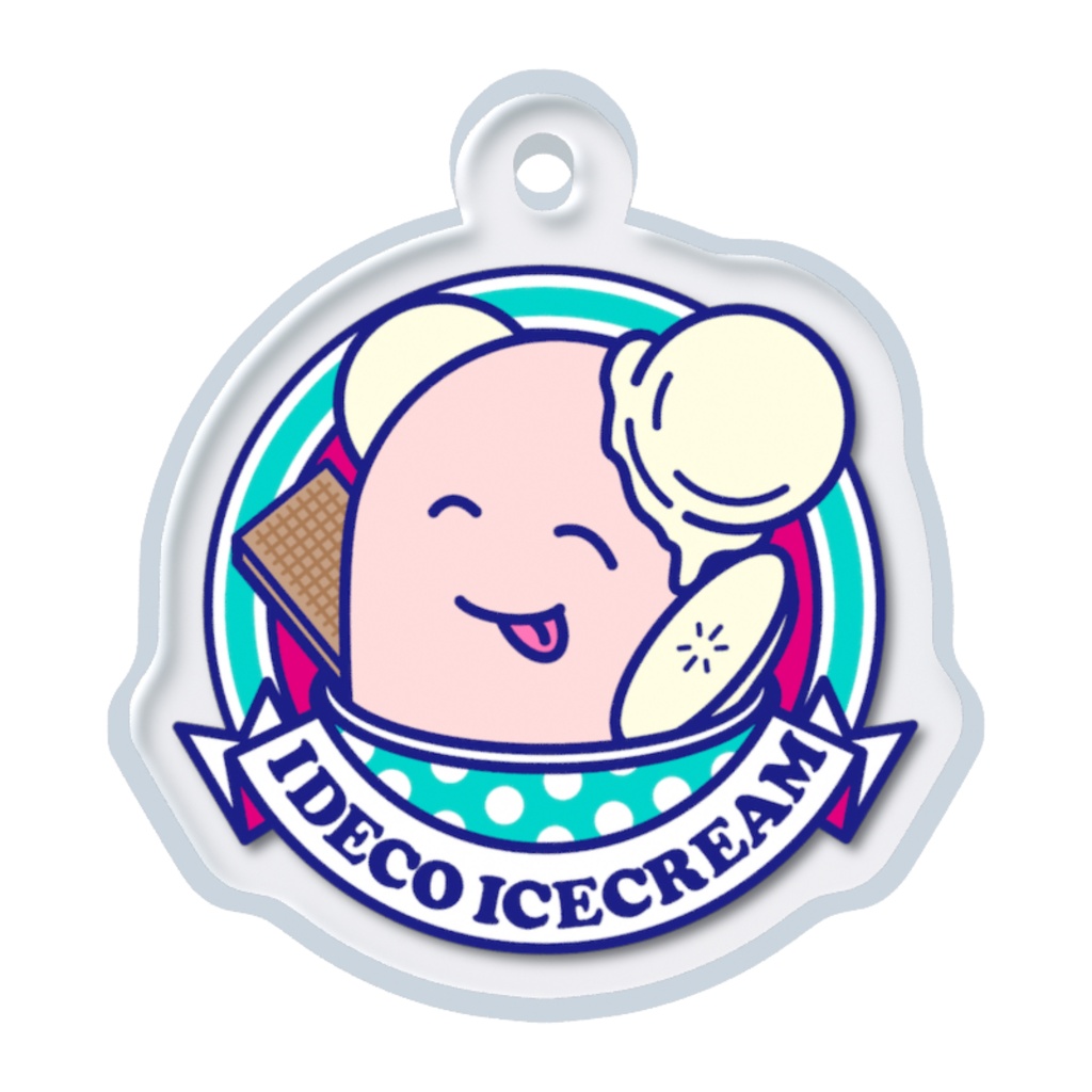 いでこさんめじるしチャーム【アイスクリームショップ】