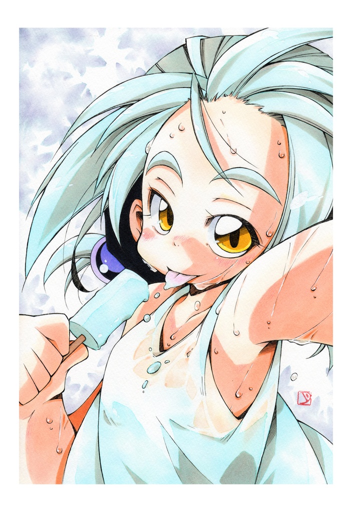 A4原画「俺たちの夏は」