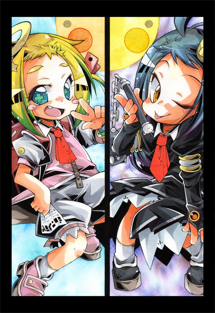 A3原画「帰ってきたぽぽくろ。」