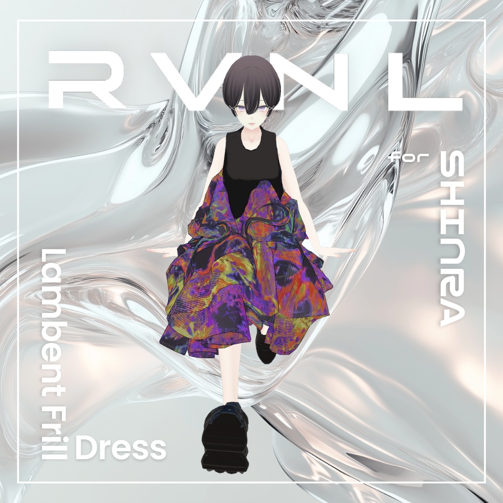 【森羅対応】Lambent Frill Dress:ドレス 単体<REVINAL>