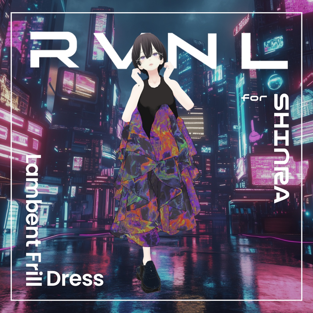 【森羅対応】Lambent Frill Dress:ドレス 単体<REVINAL>