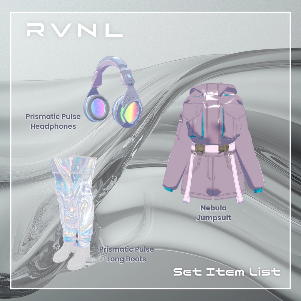 【桔梗対応】Nebula Jumpsuit Co-ord:ジャンプスーツ〈REVINAL〉