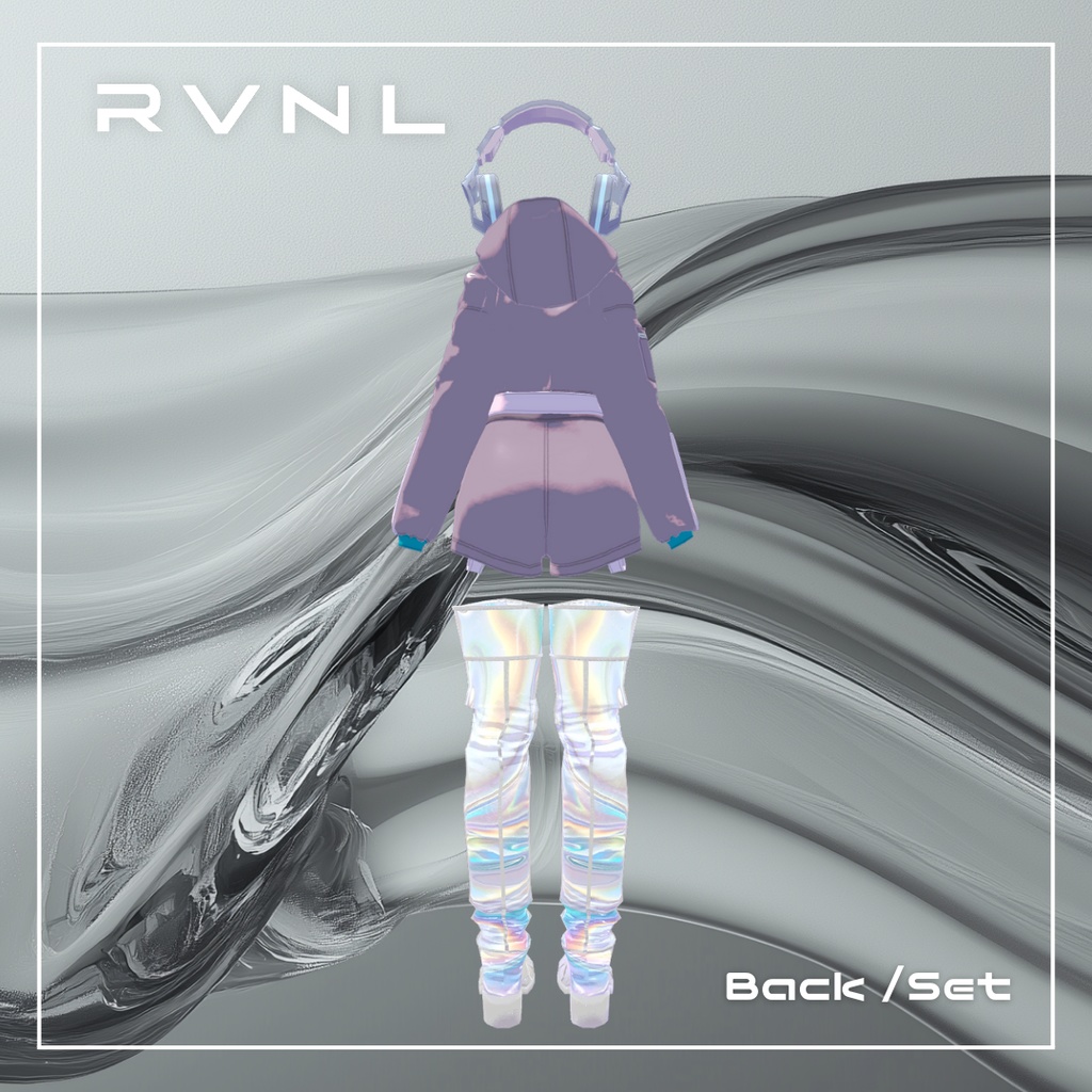 【桔梗対応】Nebula Jumpsuit Co-ord:ジャンプスーツ〈REVINAL〉