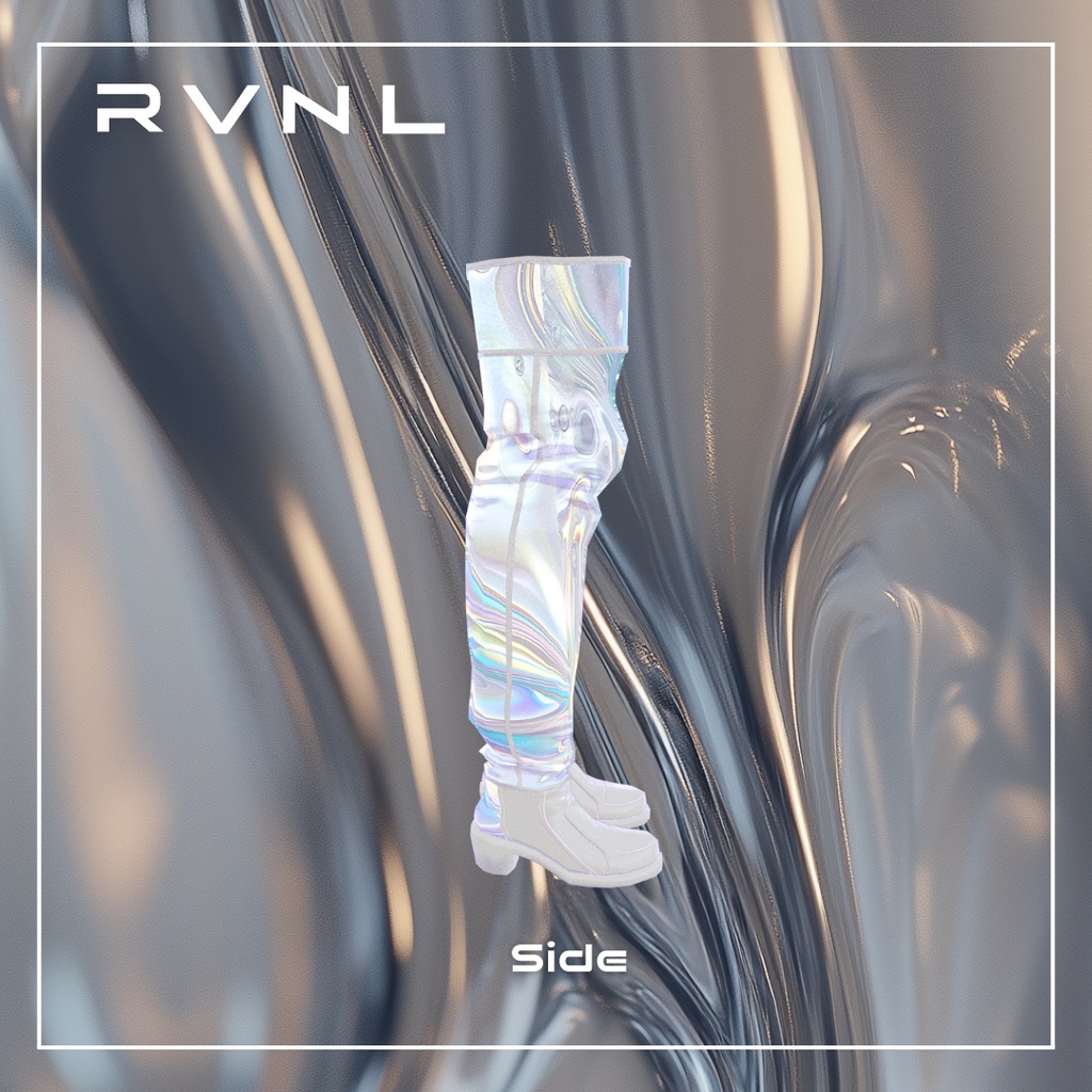 【桔梗対応】Prismatic Pulse Long Boots:ロングブーツ 単体〈REVINAL〉