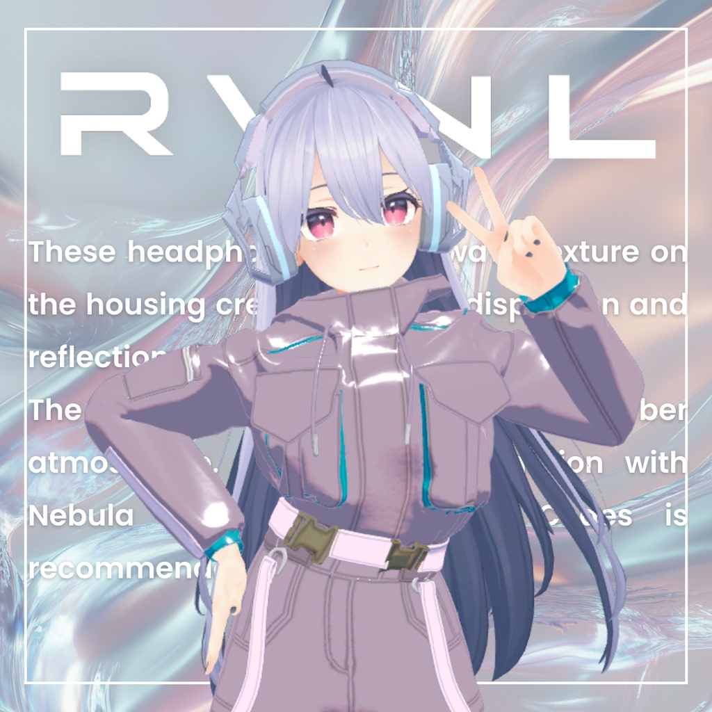 【3体対応】Prismatic Pulse Headphones:ヘッドフォン 単体〈REVINAL〉