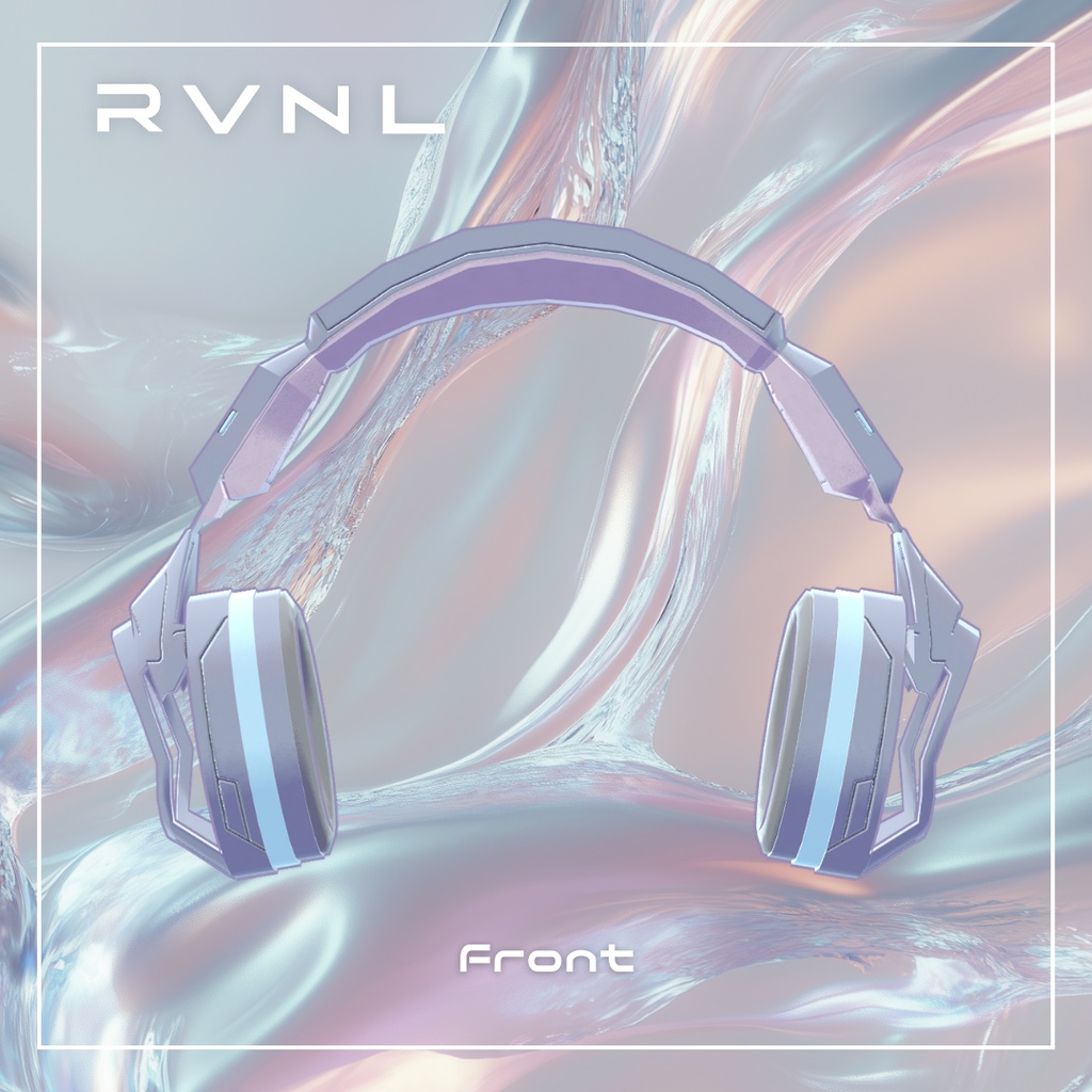 【3体対応】Prismatic Pulse Headphones:ヘッドフォン 単体〈REVINAL〉
