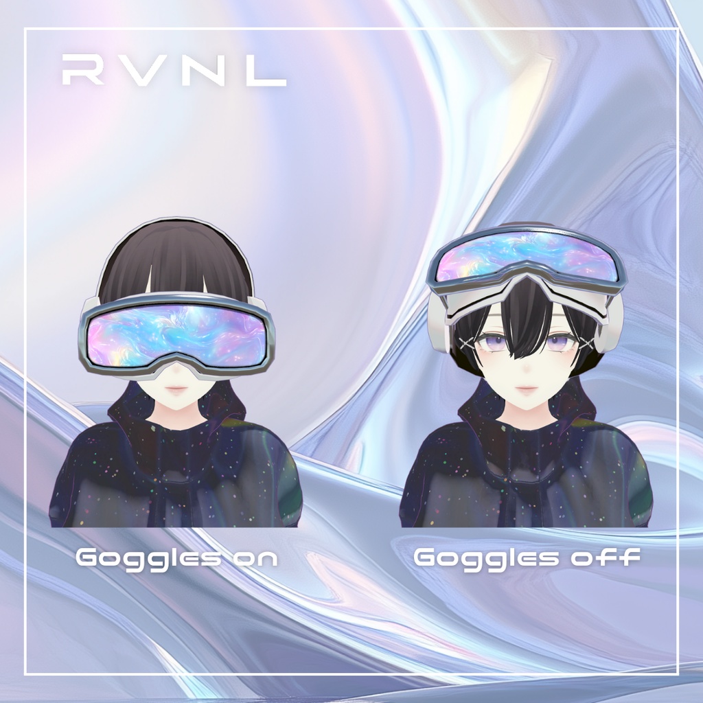 【3体対応】Prismatic Pulse Goggles:VRゴーグル 単体〈REVINAL〉