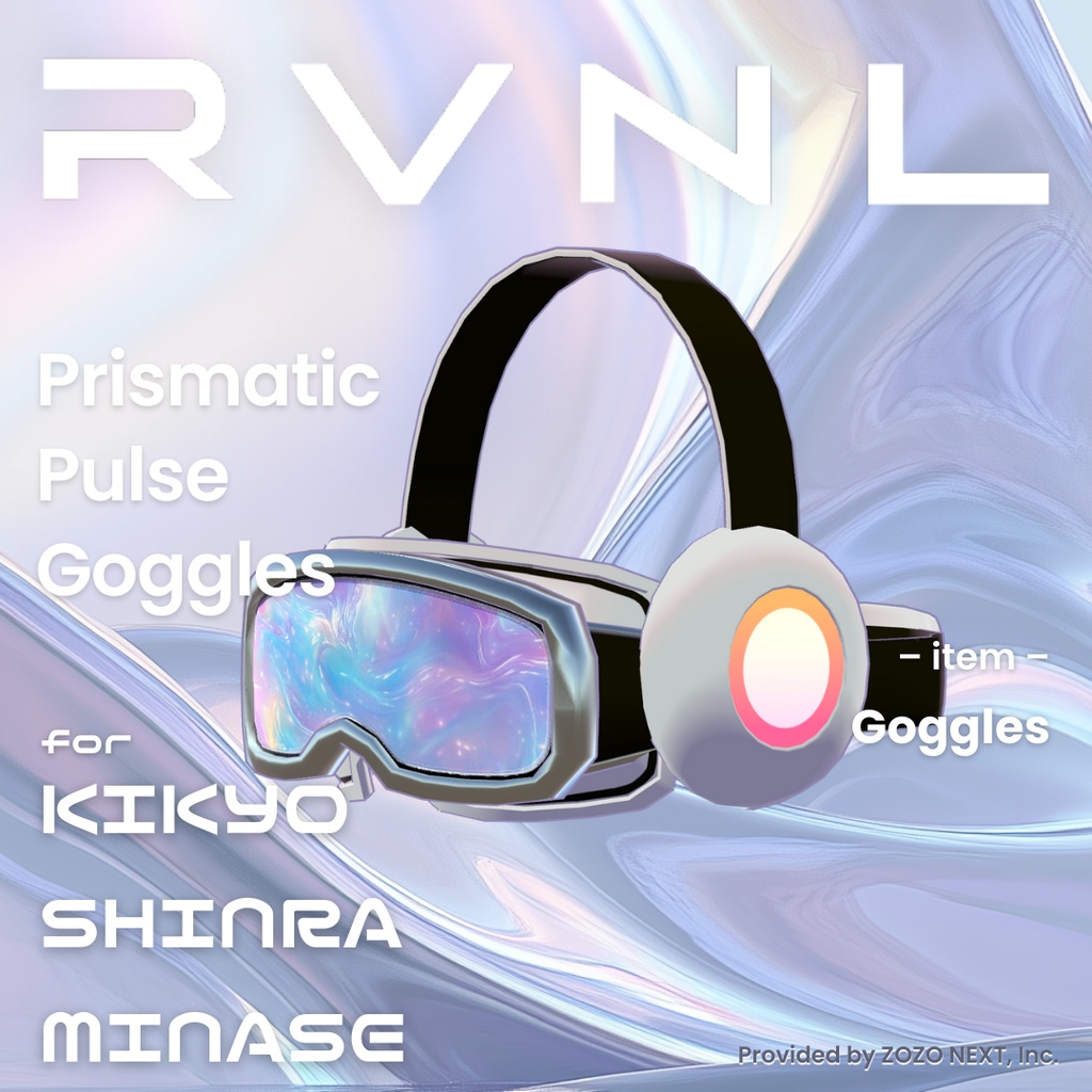 【3体対応】Prismatic Pulse Goggles:VRゴーグル 単体〈REVINAL〉