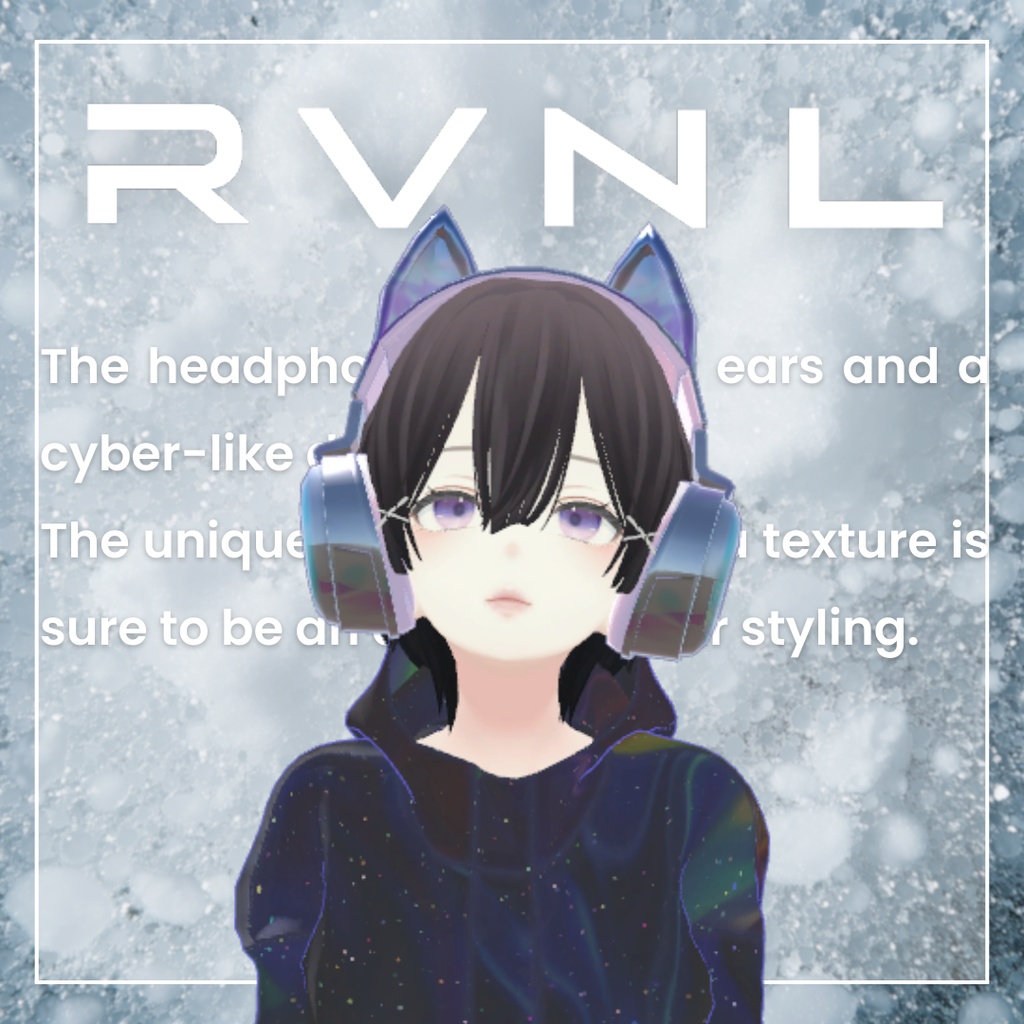 【森羅対応】Cyber Cat Ear Headphones:ヘッドフォン 単体〈REVINAL〉
