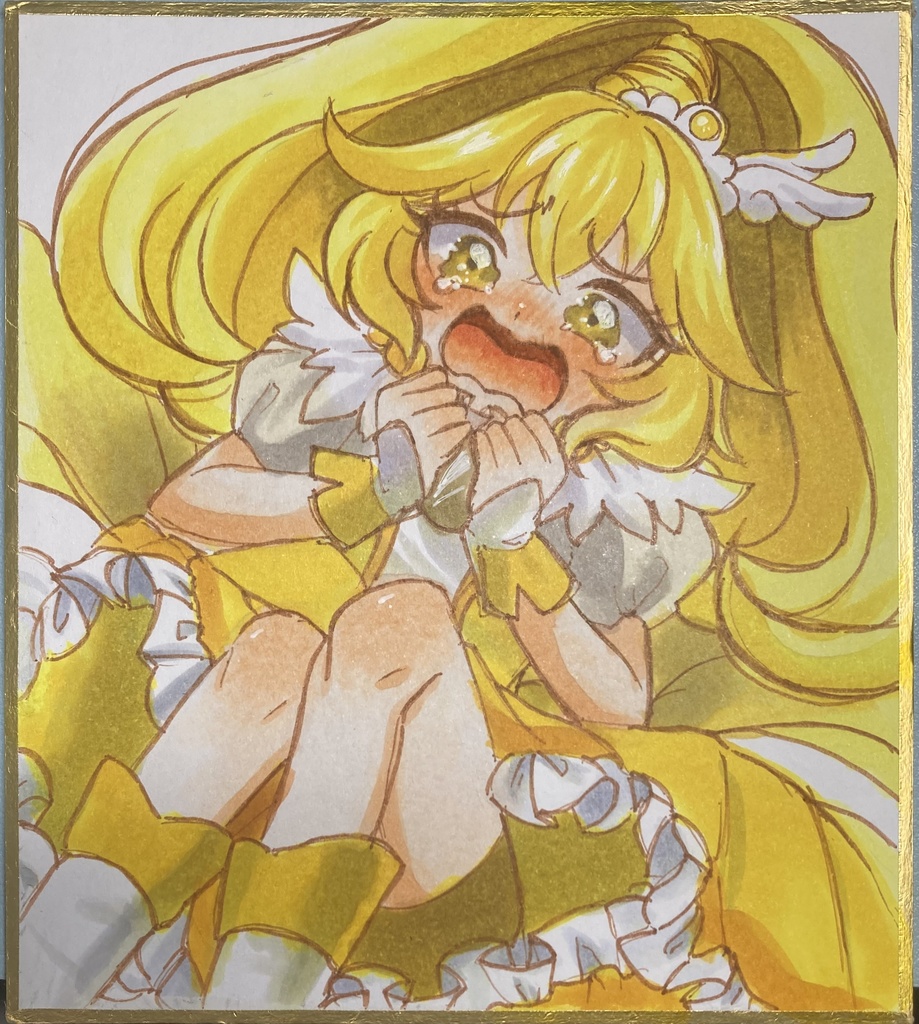 キュアピース ミニ色紙イラスト - koyuki - BOOTH