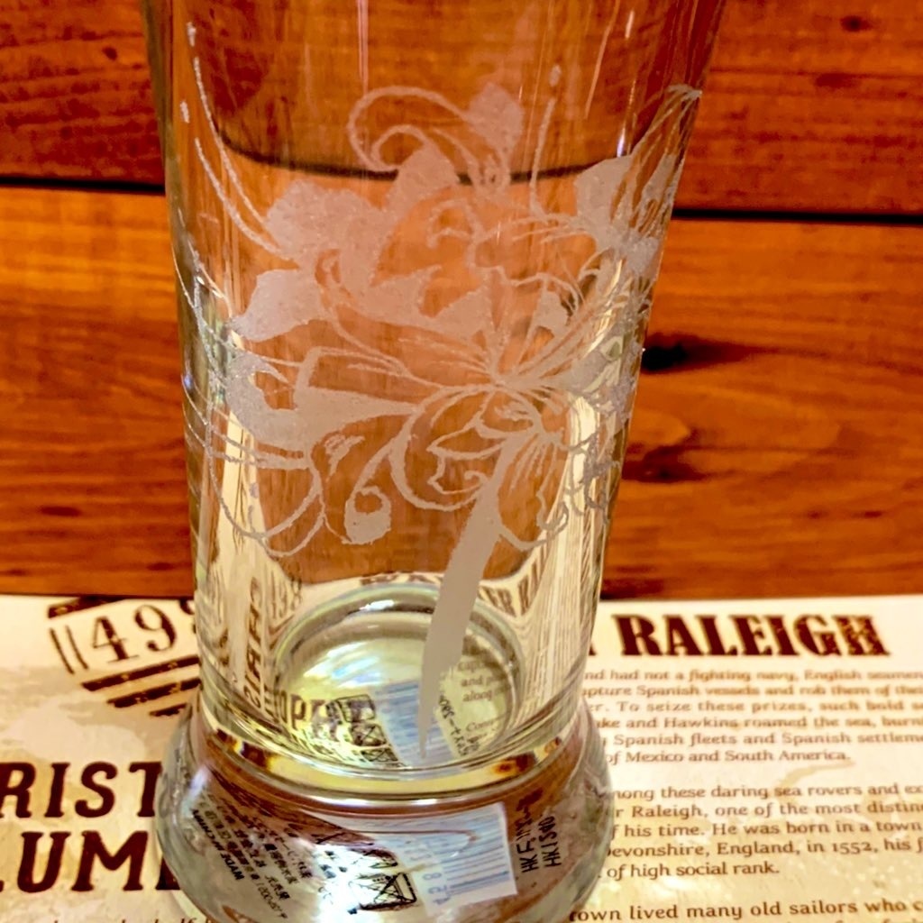 グラス - 彼岸花 水中 - 【名入れ可】