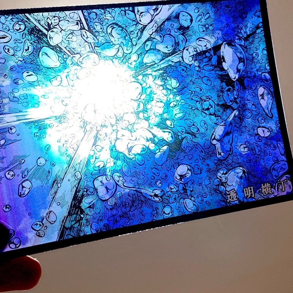 【匿名配送】泡沫 透明ポストカードセット