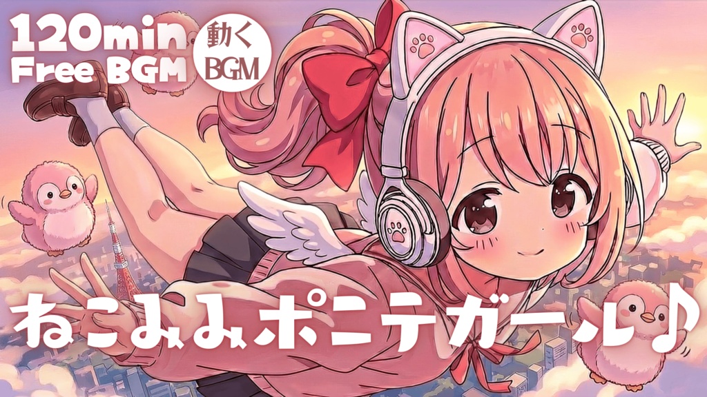 【フリーBGM】 ねこみみポニテガール♪