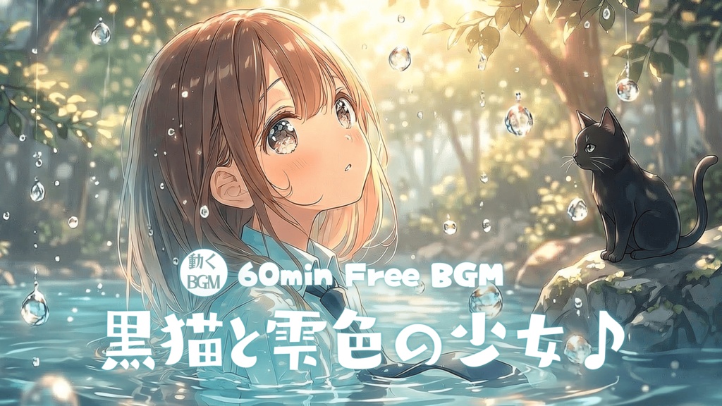 黒猫と雫色の少女♪