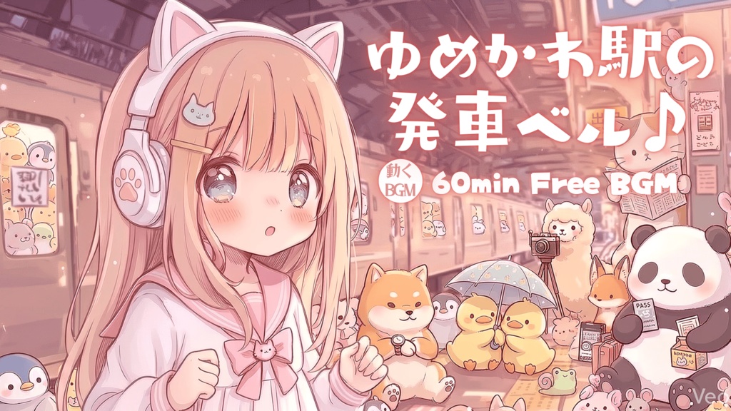 ゆめかわ駅の発車ベル♪