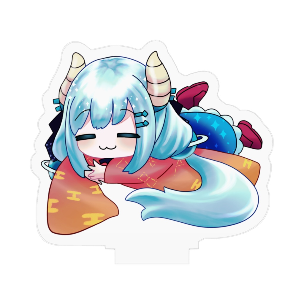 【ミニアクスタ】牡牛エルナ×カツラハルヒサ先生(ゴロ寝ver.)