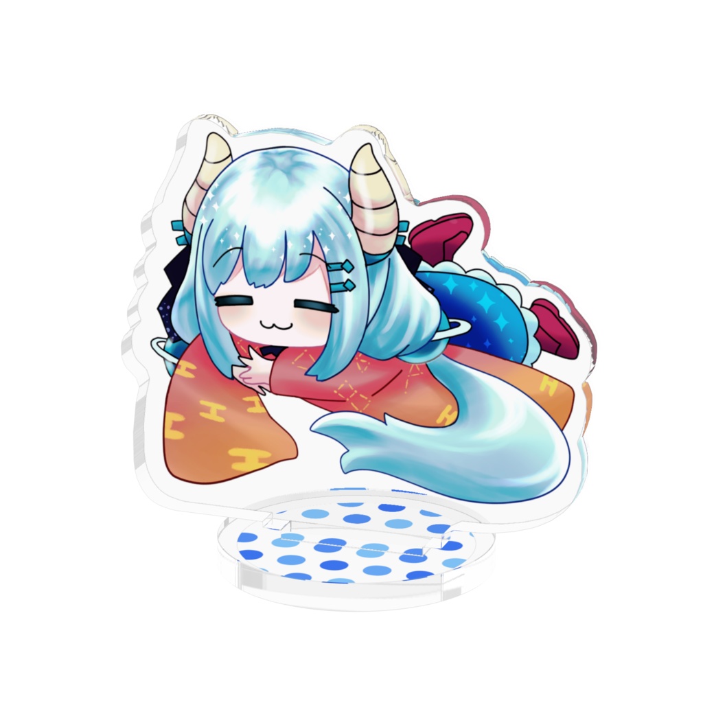 【ミニアクスタ】牡牛エルナ×カツラハルヒサ先生(ゴロ寝ver.)