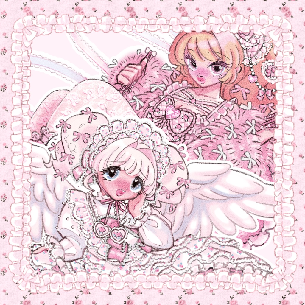 めろにゅば♡全身デカステッカー
