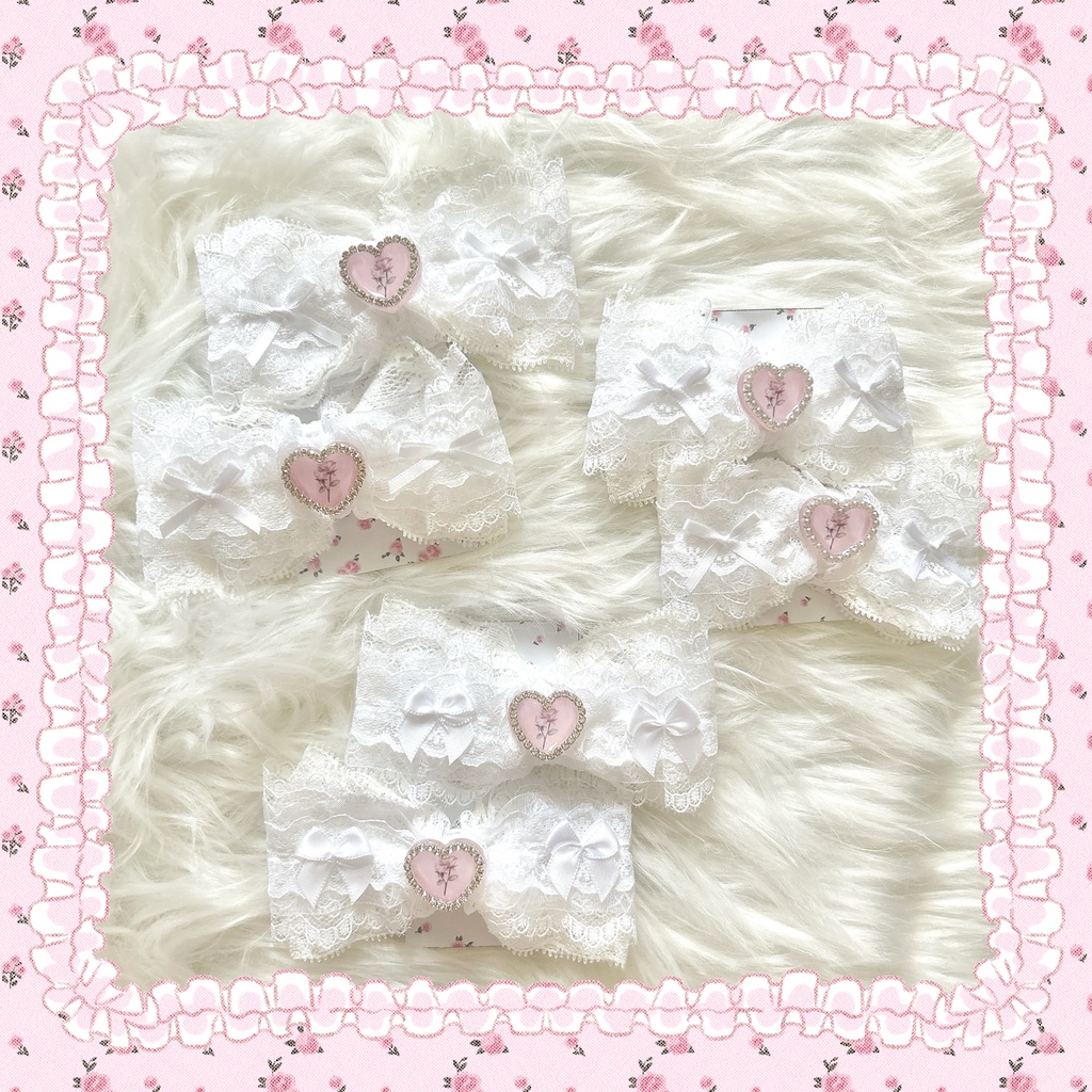 レースおりぼんJENIヘアクリップ🎀