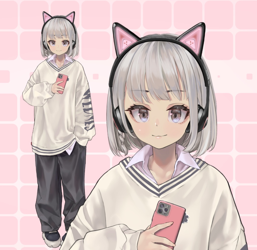 【Live2D】汎用モデル ゆるねこちゃん【VTubeStudio】