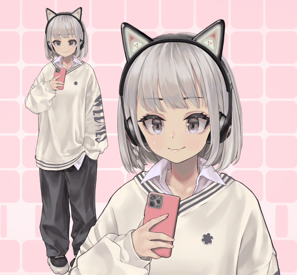 【Live2D】汎用モデル ゆるねこちゃん【VTubeStudio】