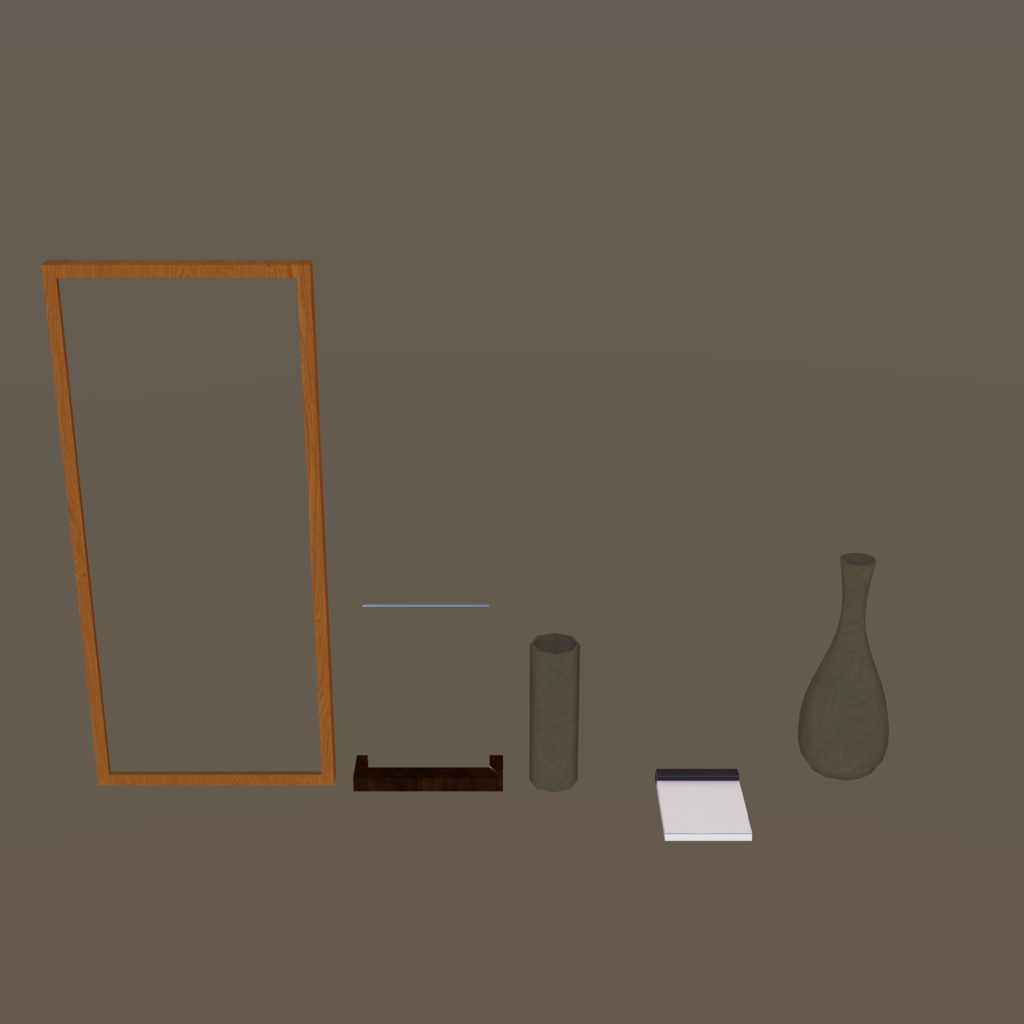 【VRC】情報量を増やすための家具34種類セット