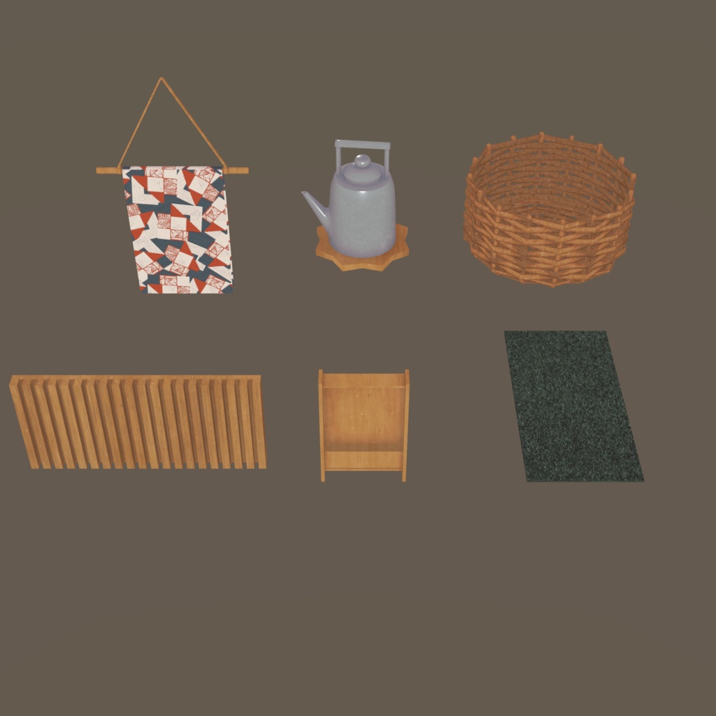 【VRC】情報量を増やすための家具34種類セット