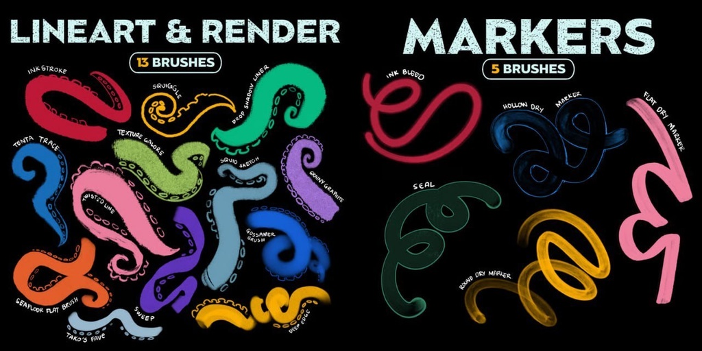 WILDSKIN: Organic Texture Brush Set for Procreate