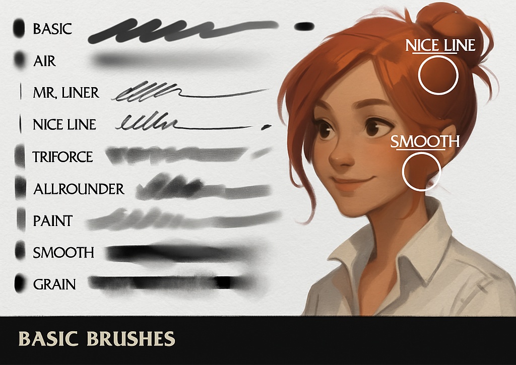 FOUNDATION: Essential Brush Pack for Procreate, Adobe Photoshop & Clip Studio Paint