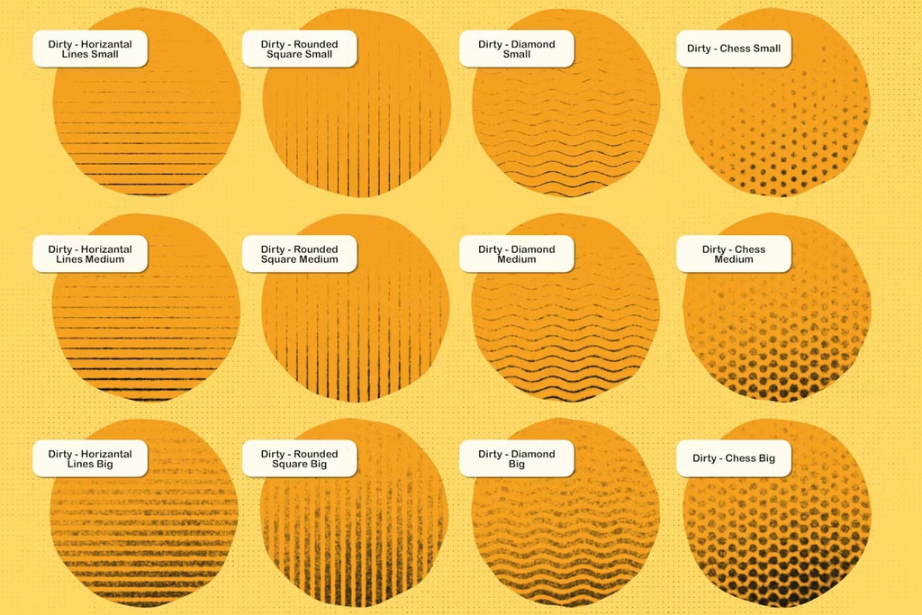 Halftone Photoshop Brushes