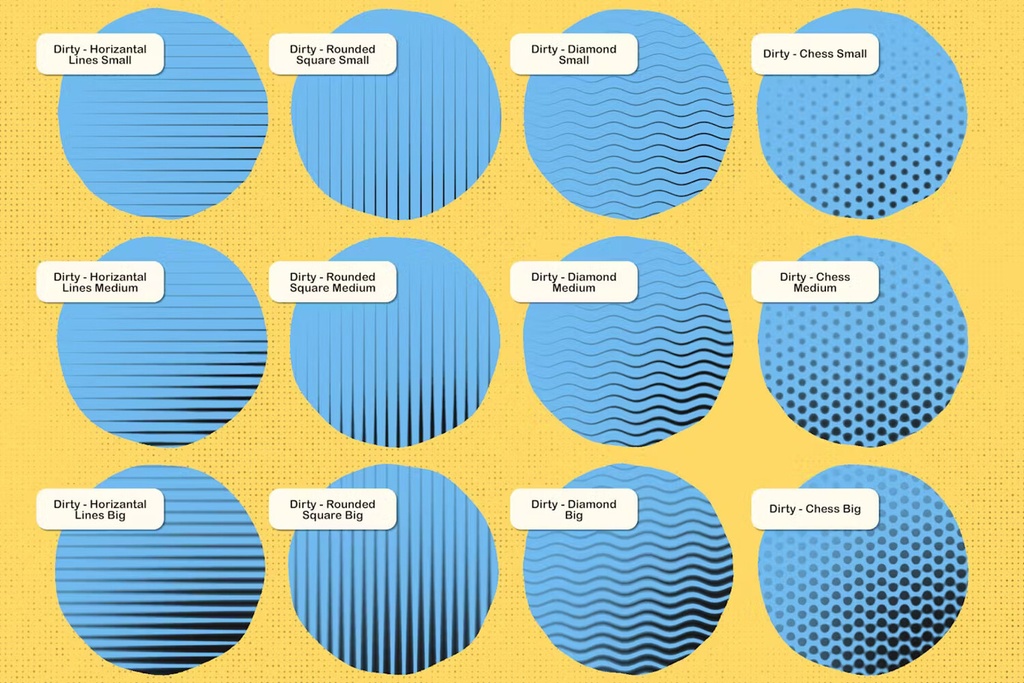 Halftone Photoshop Brushes