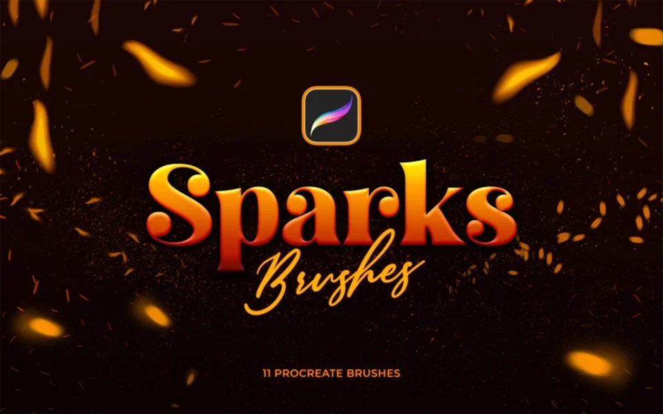 Sparks Procreate Brushes