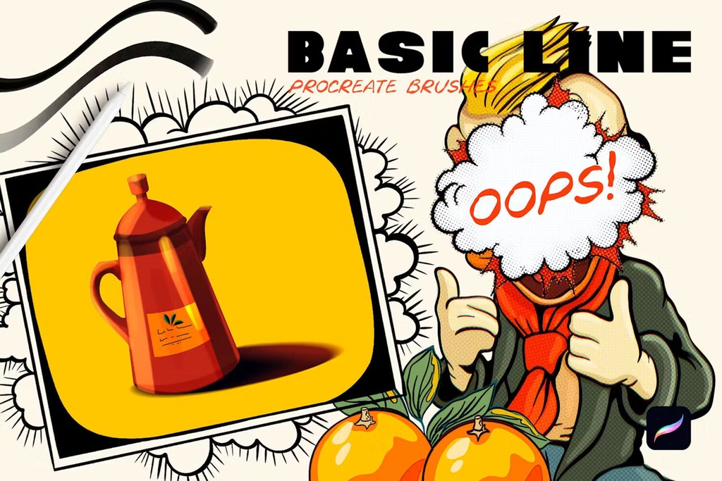 Procreate Brushes Basic Line