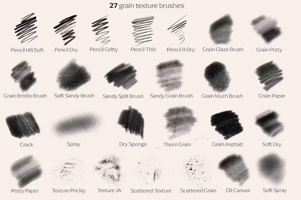 Procreate Grain Brushes