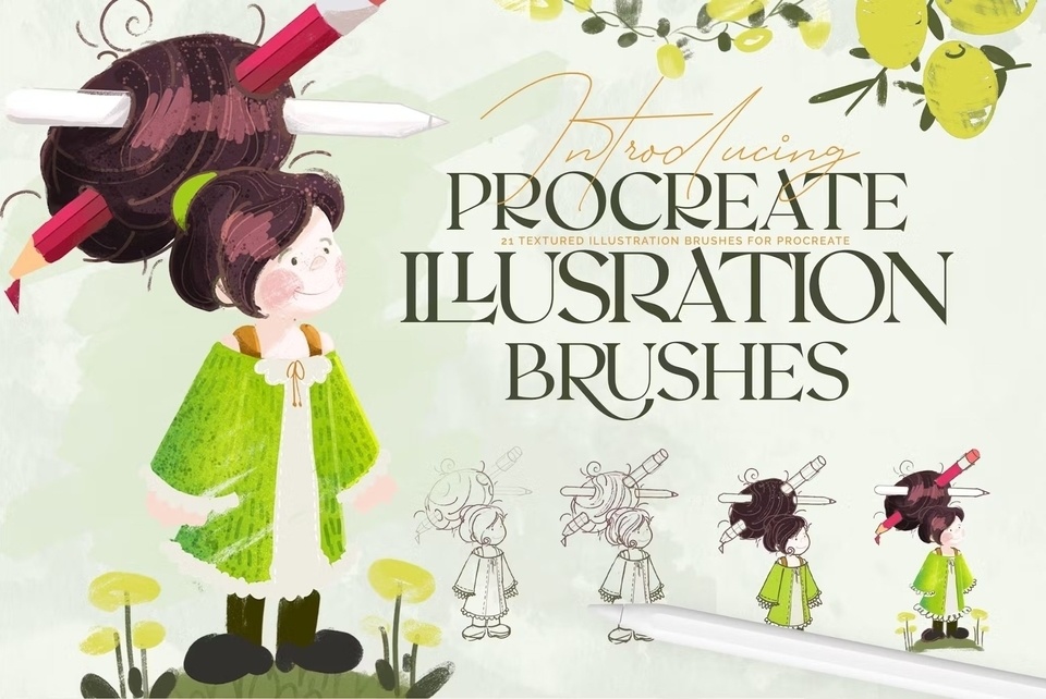 ILLUSTRATION BRUSHES: PROCREATE