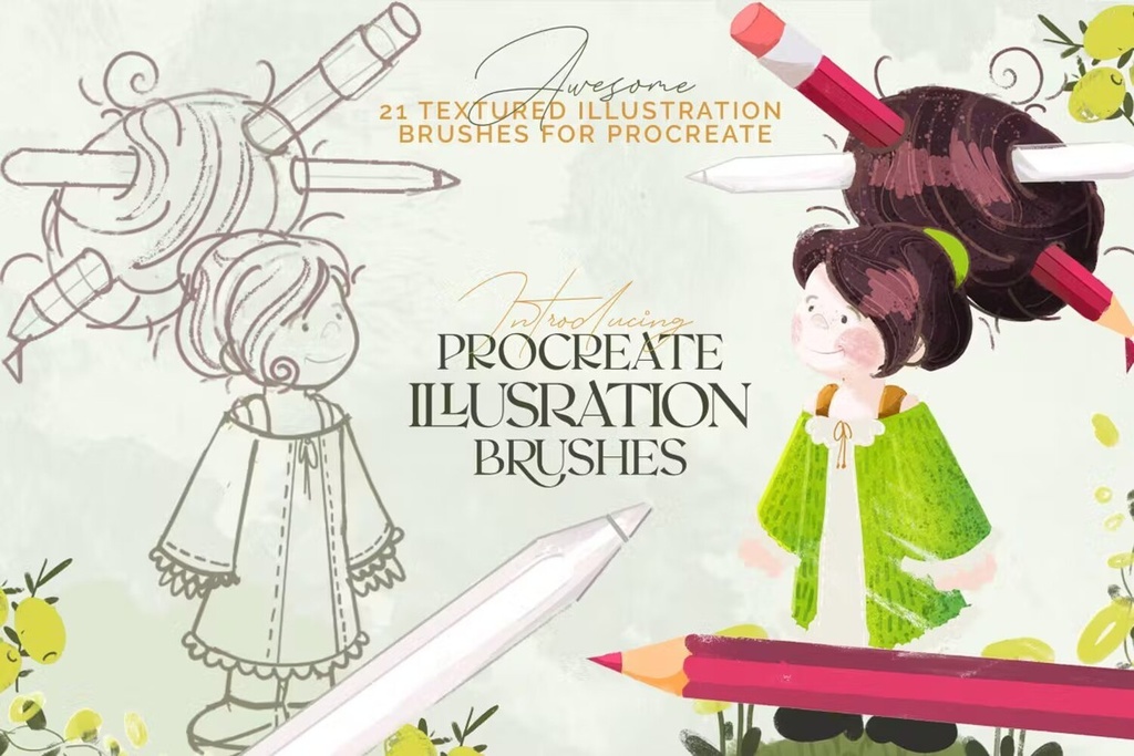 ILLUSTRATION BRUSHES: PROCREATE