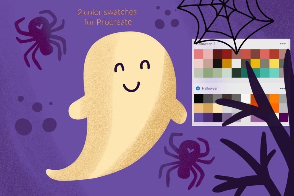 Procreate: Halloween Stamps Brushes