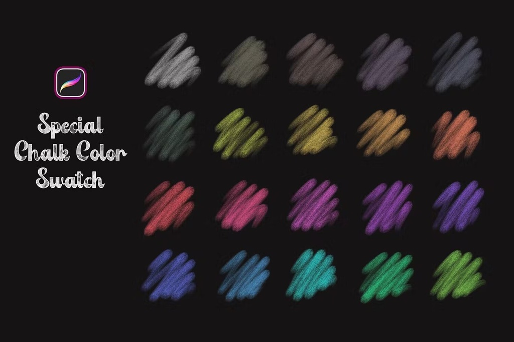 Chalk Procreate Brushes