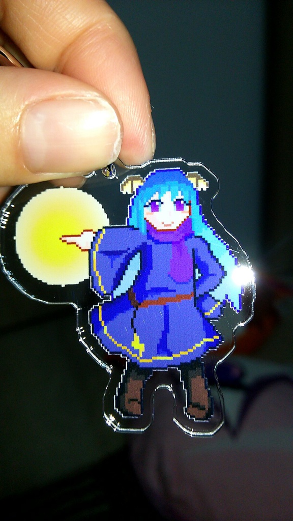 【神様が居ないから】ブリッツドットアクリルキーホルダー