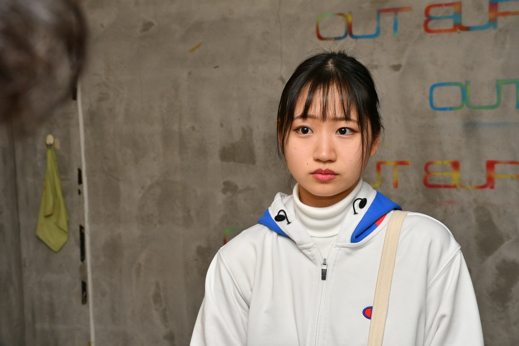 青柳志希（稽古場写真）