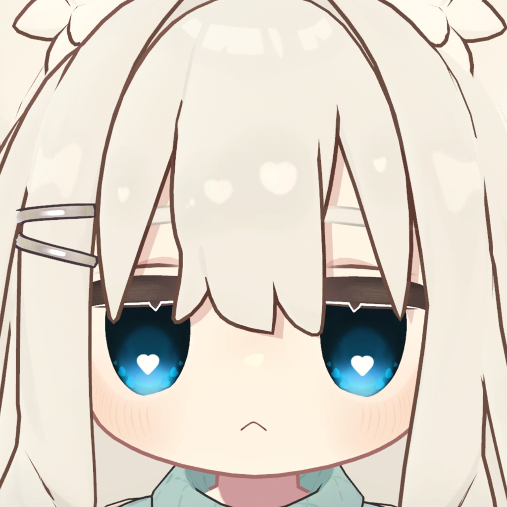 前髪ハート