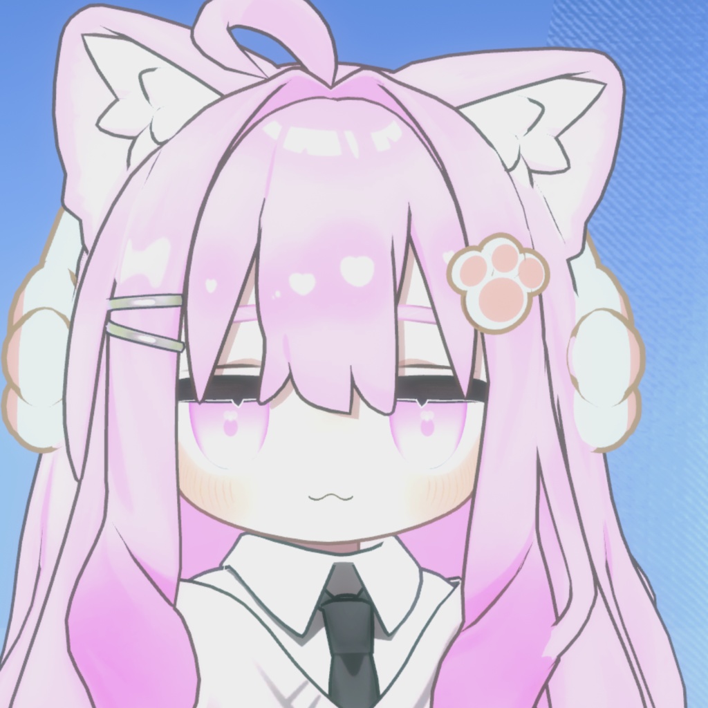 前髪ハート