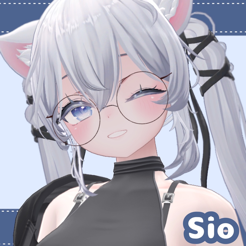 【3アバター対応】メガネセット